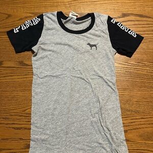 PINK Victoria's Secret Small Gray Tee